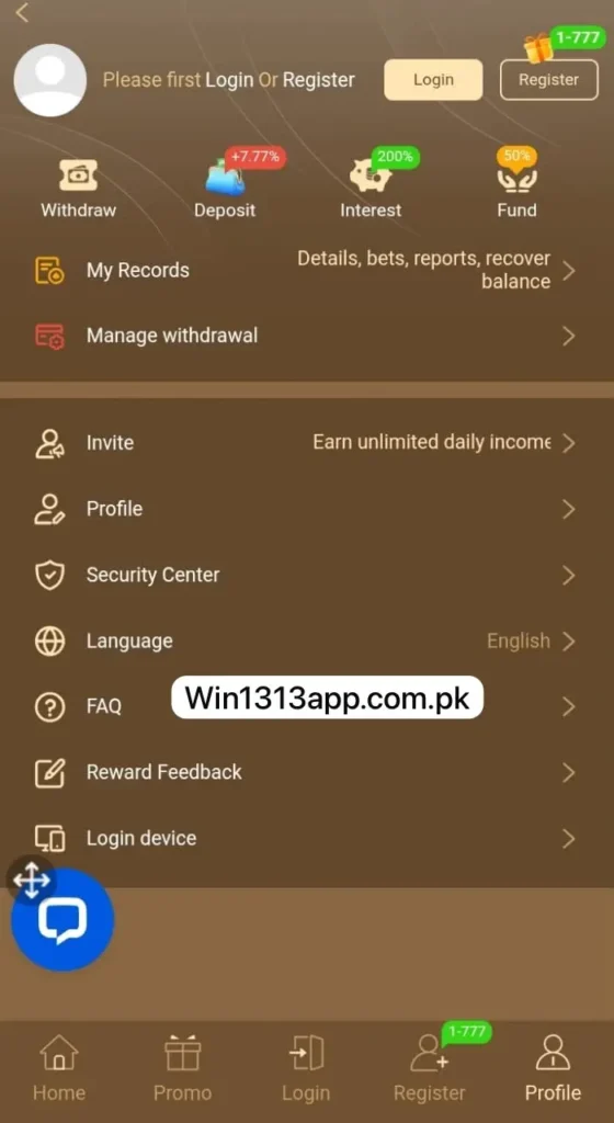 Win1313 Deposit
