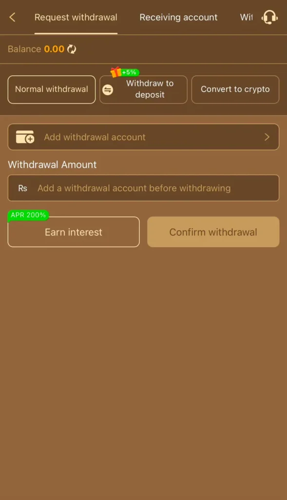 Withdrawal